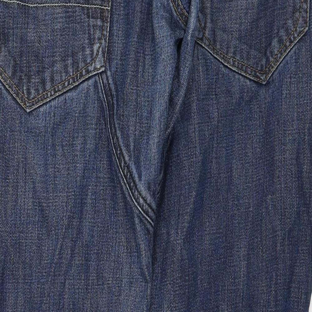 Mens UK Size 36 in Prm Denim Regular Fit Straight Blue Jeans