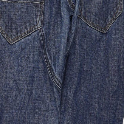 Mens UK Size 36 in Prm Denim Regular Fit Straight Blue Jeans