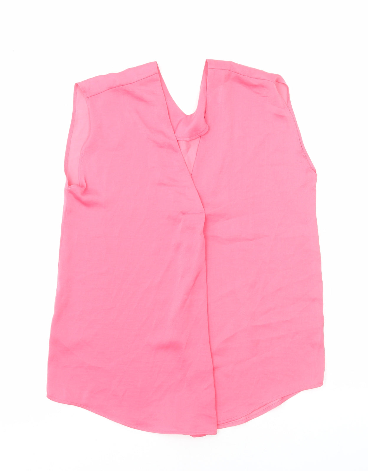 Womens UK Size 6 Marks and Spencer Pink Basic Blouse