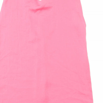 Womens UK Size 6 Marks and Spencer Pink Basic Blouse