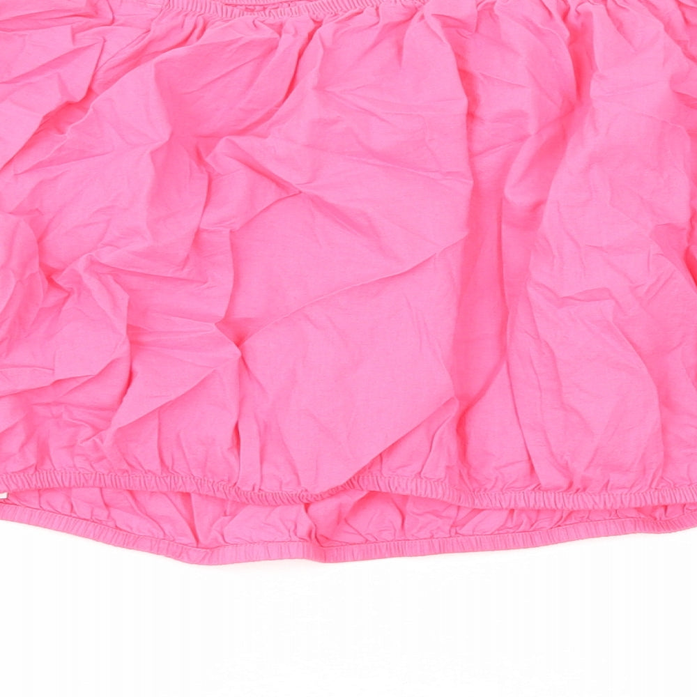 Womens UK Size 20 Marks and Spencer Pink Cropped Blouse
