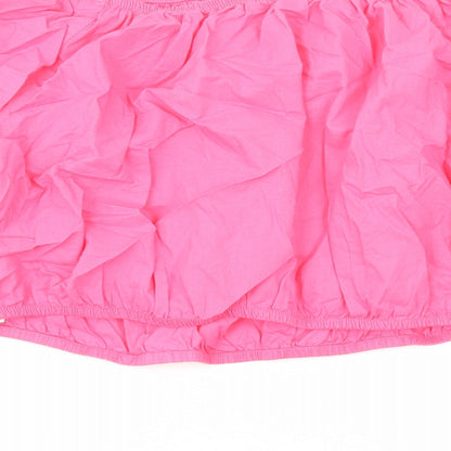 Womens UK Size 20 Marks and Spencer Pink Cropped Blouse