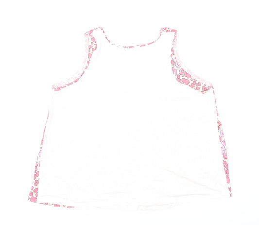 Womens UK Size 20 Marks and Spencer Pink Basic Tank
