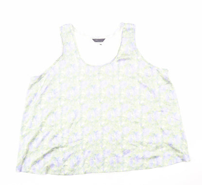 Womens UK Size 24 Marks and Spencer Multicoloured Basic Tank