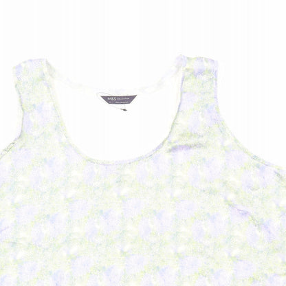 Womens UK Size 24 Marks and Spencer Multicoloured Basic Tank