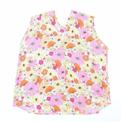 Womens UK Size 22 Marks and Spencer Multicoloured Basic Tank