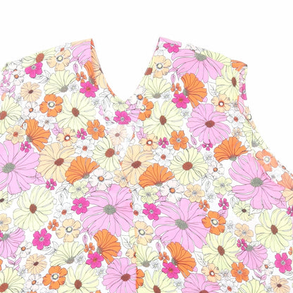 Womens UK Size 22 Marks and Spencer Multicoloured Basic Tank