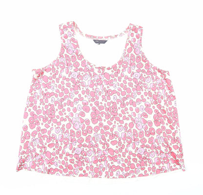 Womens UK Size 18 Marks and Spencer Pink Basic Tank