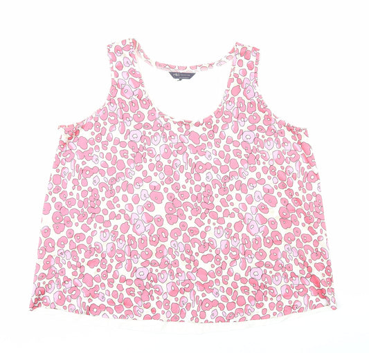 Womens UK Size 18 Marks and Spencer Pink Basic Tank