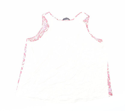 Womens UK Size 18 Marks and Spencer Pink Basic Tank