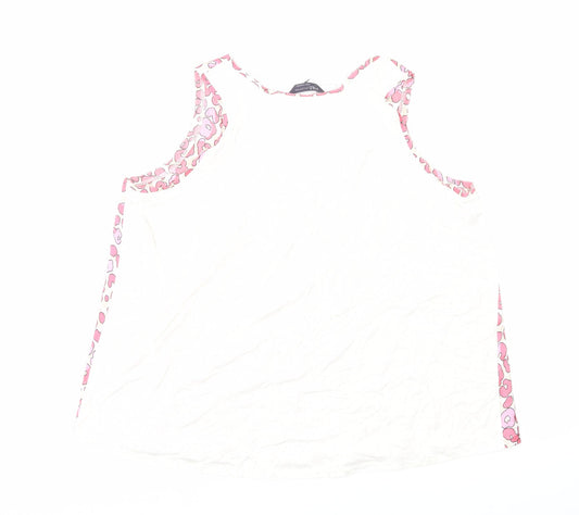Womens UK Size 18 Marks and Spencer Pink Basic Tank