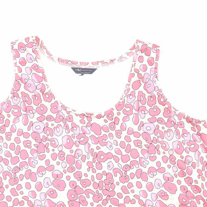 Womens UK Size 18 Marks and Spencer Pink Basic Tank