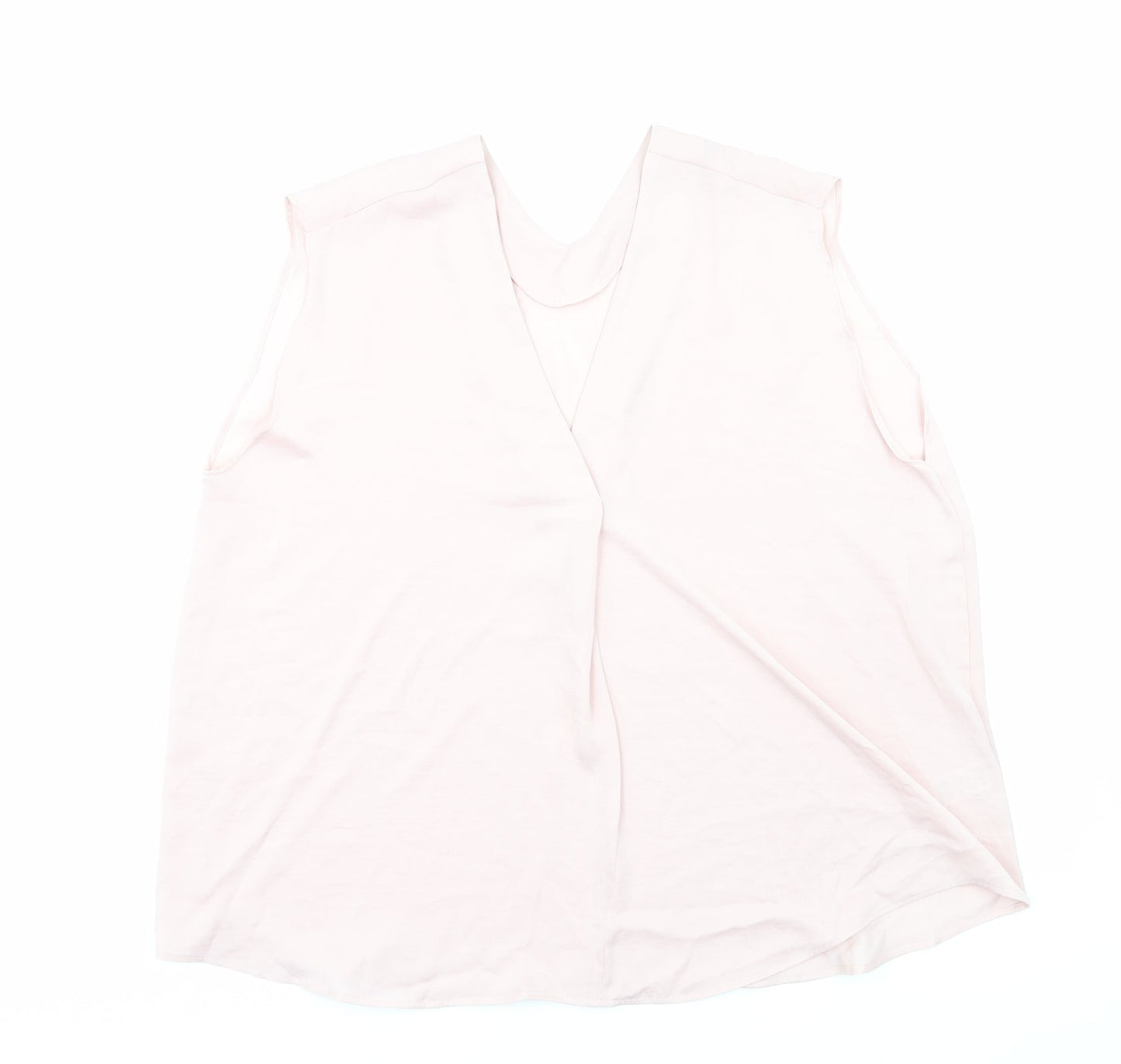 Womens UK Size 20 Marks and Spencer Pink Basic Tank
