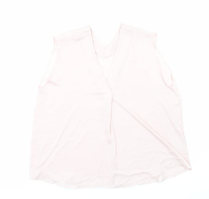 Womens UK Size 20 Marks and Spencer Pink Basic Tank