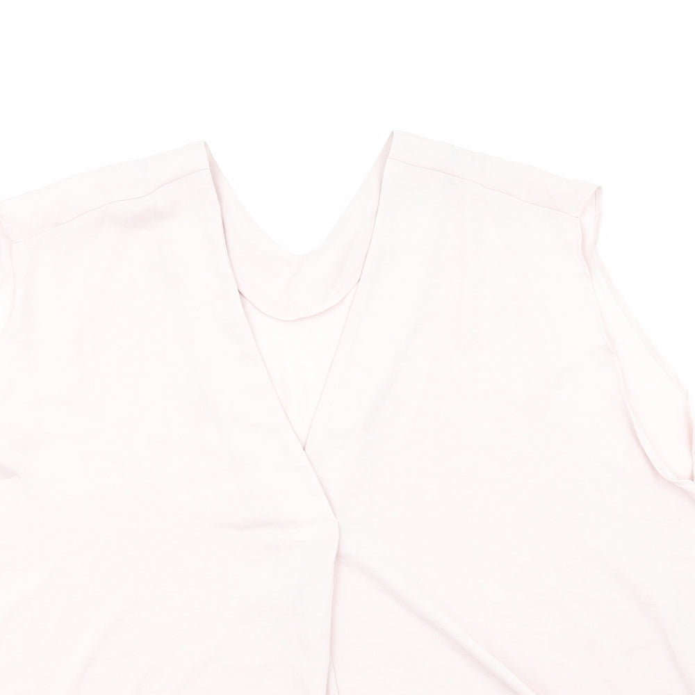 Womens UK Size 20 Marks and Spencer Pink Basic Tank