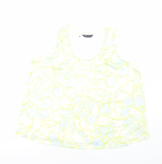 Womens UK Size 18 Marks and Spencer Multicoloured Basic Tank