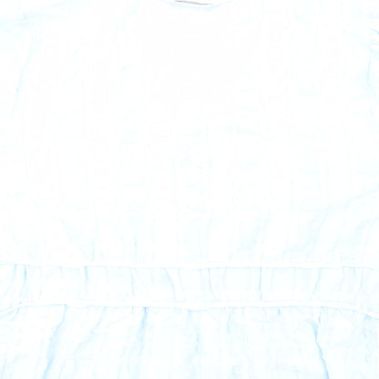 Womens UK Size 20 Marks and Spencer Blue Basic Blouse