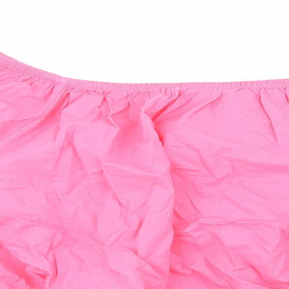 Womens UK Size 18 Marks and Spencer Pink Cropped Blouse