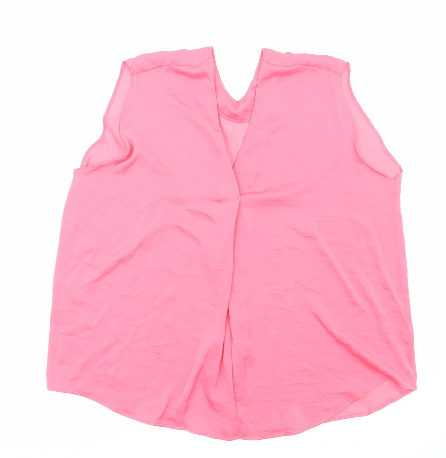 Womens UK Size 20 Marks and Spencer Pink Basic Blouse