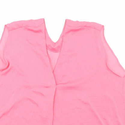Womens UK Size 20 Marks and Spencer Pink Basic Blouse
