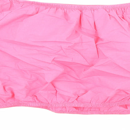 Womens UK Size 20 Marks and Spencer Pink Cropped Blouse
