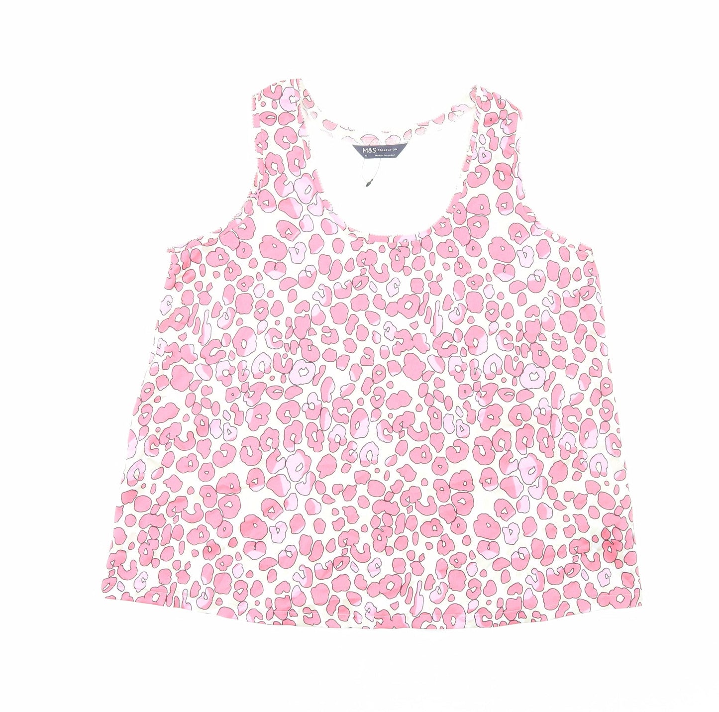 Womens UK Size 10 Marks and Spencer Pink Basic Blouse