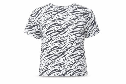 Womens UK Size 8 Topshop White Basic T-Shirt