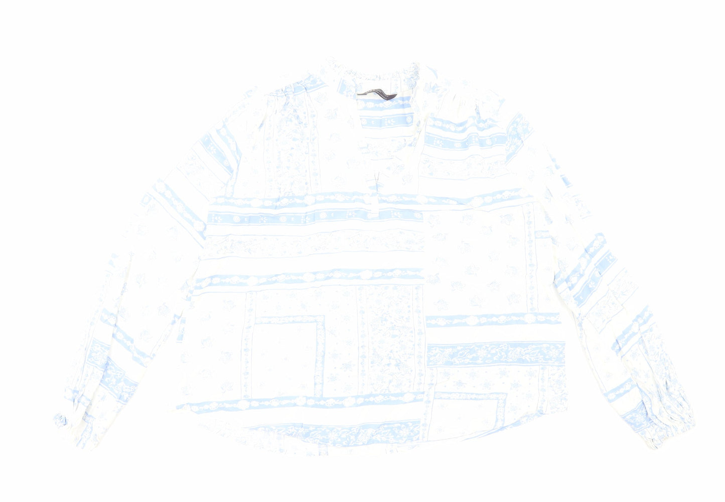 Womens UK Size 8 Marks and Spencer White Basic Blouse