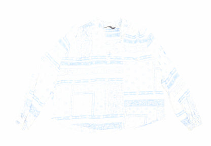 Womens UK Size 8 Marks and Spencer White Basic Blouse