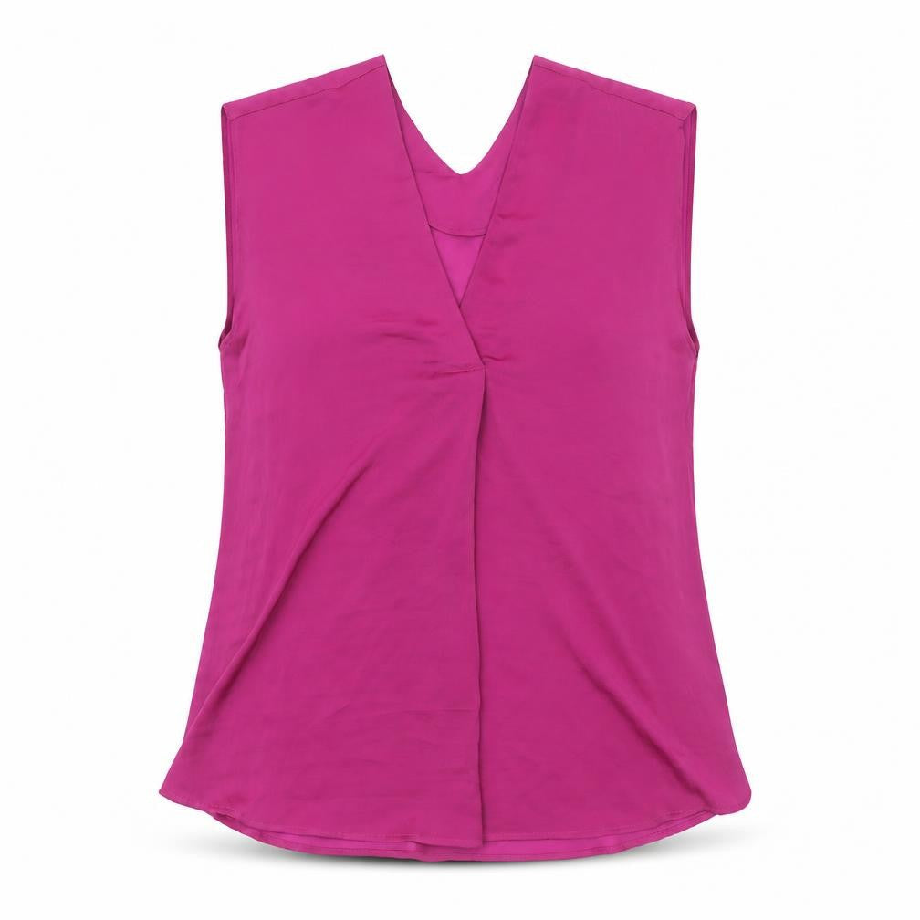 Womens UK Size 10 Marks and Spencer Purple Basic Blouse