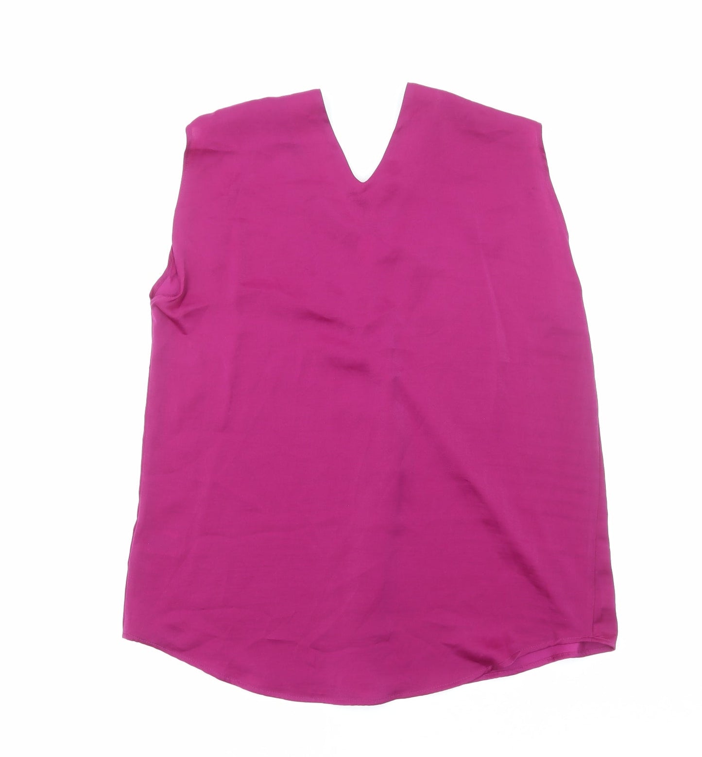 Womens UK Size 10 Marks and Spencer Purple Basic Blouse