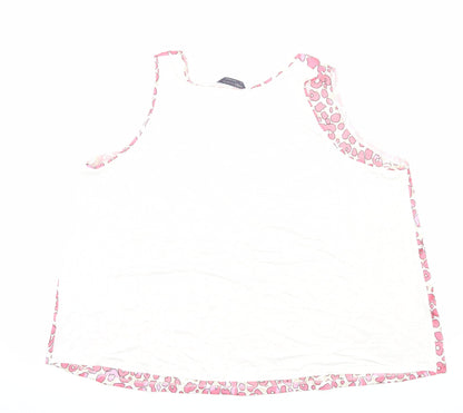 Womens UK Size 22 Marks and Spencer Pink Basic Tank