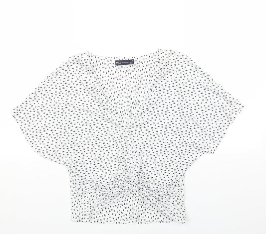 Womens UK Size 6 Marks and Spencer White Basic Blouse