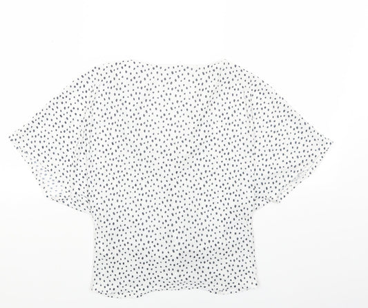 Womens UK Size 6 Marks and Spencer White Basic Blouse