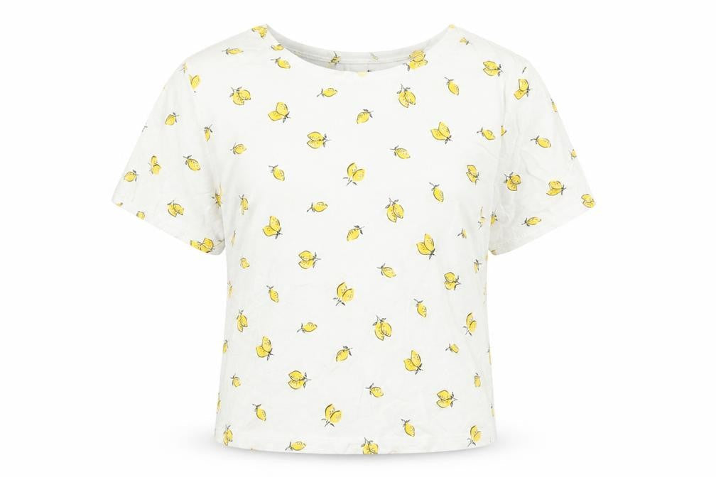 Womens UK Size 4 H&M White Basic T-Shirt