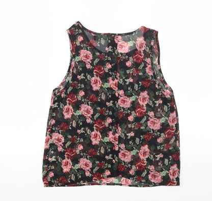 Womens UK Size 10 Select Black Basic Tank