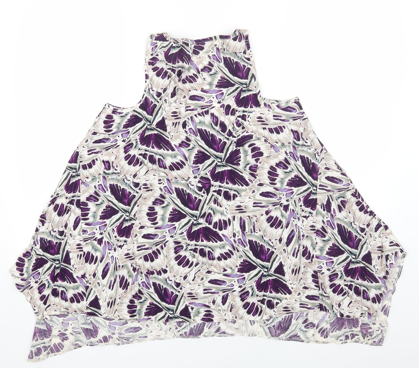 Womens UK Size 12 Dorothy Perkins Purple Basic Tank