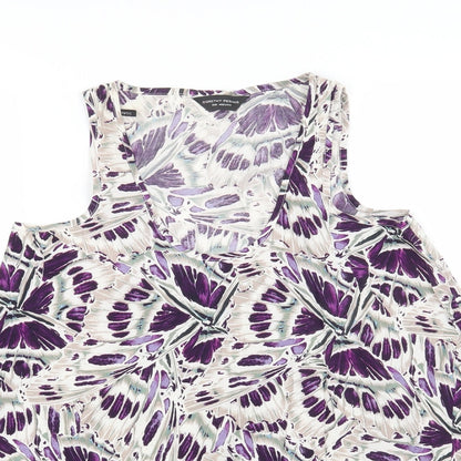 Womens UK Size 12 Dorothy Perkins Purple Basic Tank