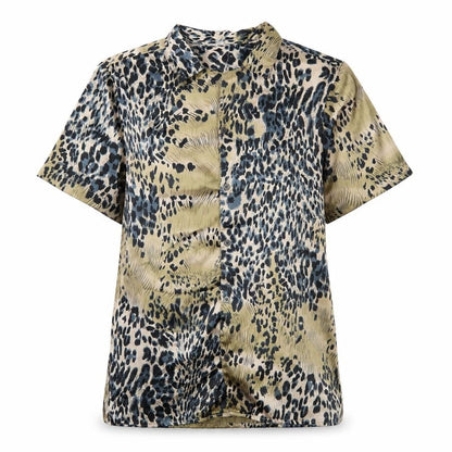 Womens UK Size S ANOTHER INFLUENCE Beige Basic Button-Up