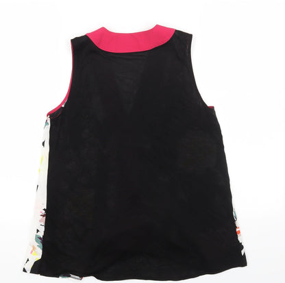 Womens UK Size S French Connection Black Basic Blouse