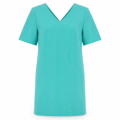 Red Herring Womens Green Polyester Shift Size 16 V-Neck Pullover