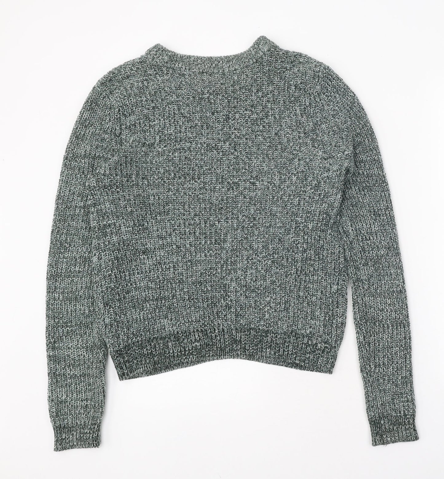 Womens UK Size S H&M Green Pullover Jumper