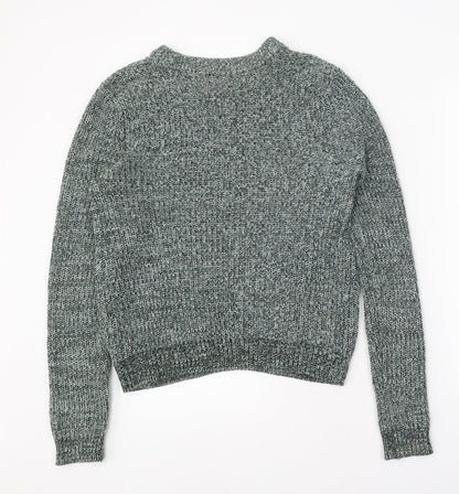 Womens UK Size S H&M Green Pullover Jumper