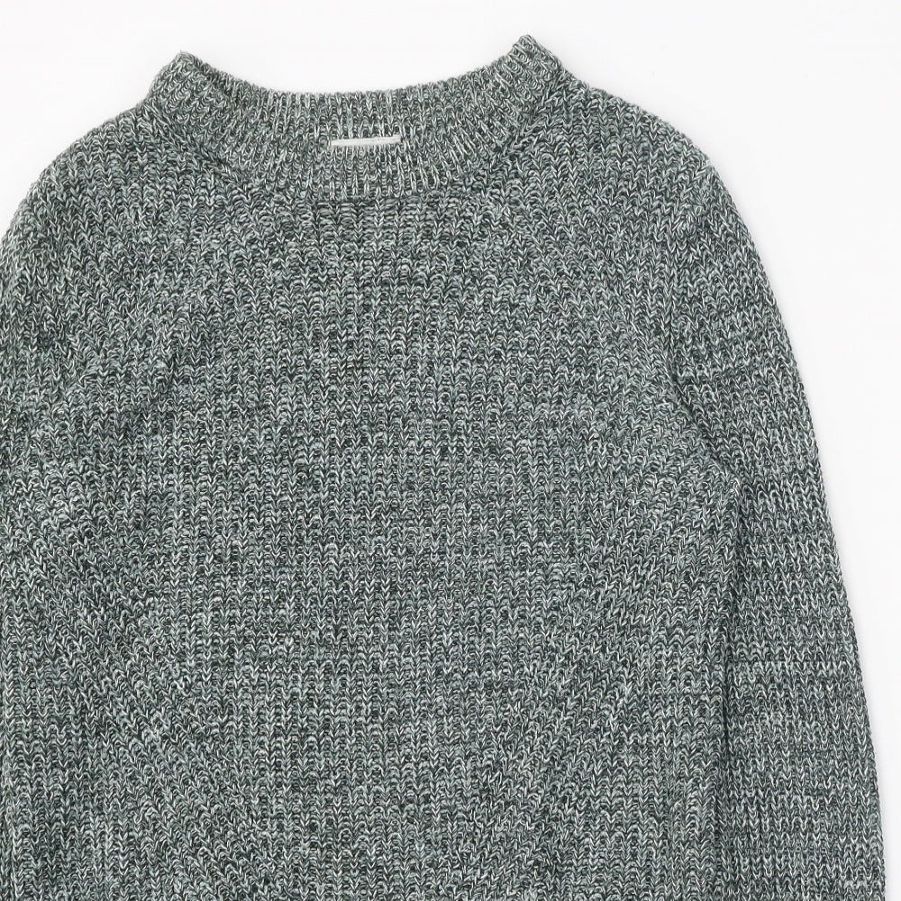 Womens UK Size S H&M Green Pullover Jumper