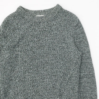 Womens UK Size S H&M Green Pullover Jumper