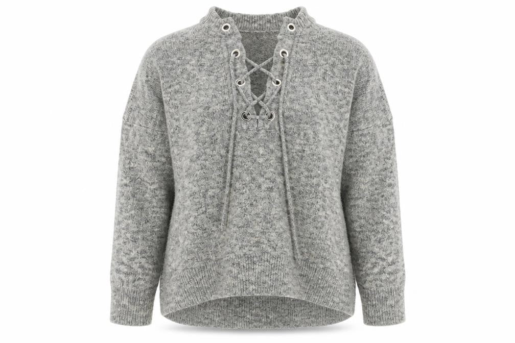Womens UK Size M Atmosphere Grey Pullover Jumper