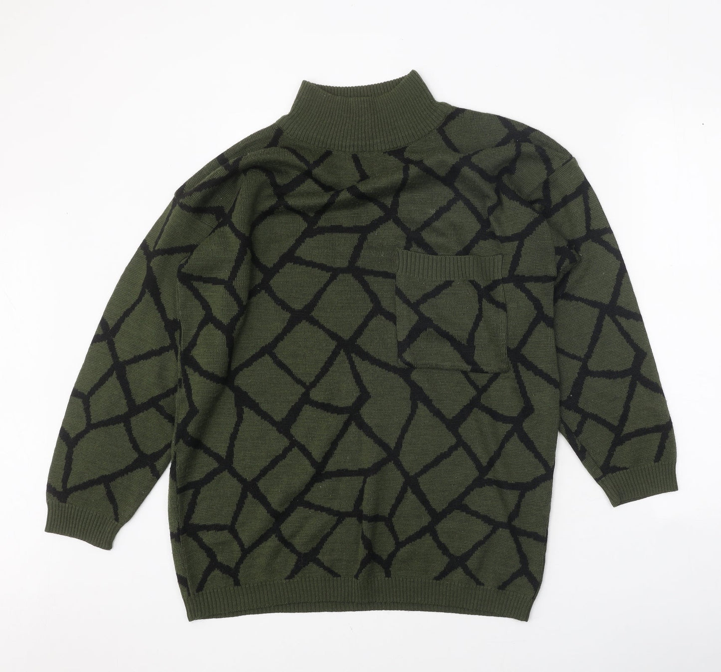 Womens UK Size S Debenhams Green Pullover Jumper