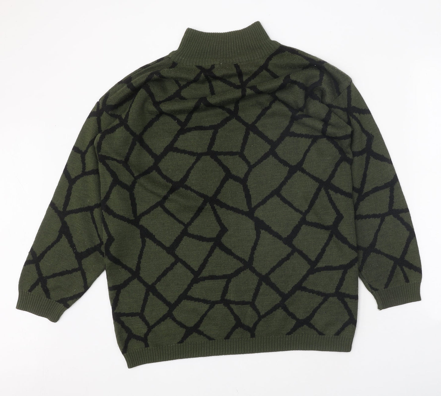 Womens UK Size S Debenhams Green Pullover Jumper
