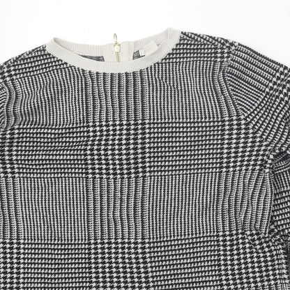 Womens UK Size M H&M Black Basic T-Shirt