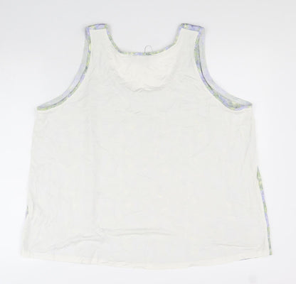 Womens UK Size 18 Marks and Spencer Multicoloured Basic Tank